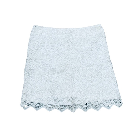 Forever 21 Dresses & Skirts - Forever 21 White Lace Mini Skirt